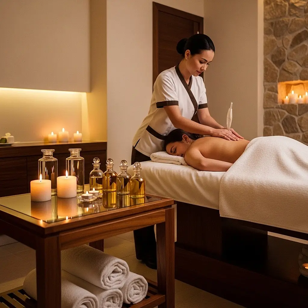 Hot stone massage therapy